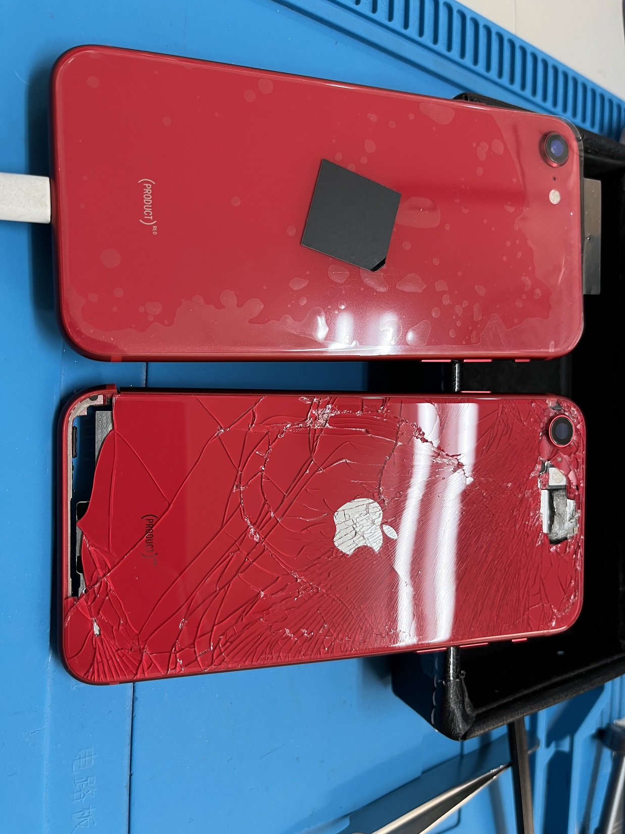 iPhoneSE2のバックパネル割れを即日修理！【名古屋】