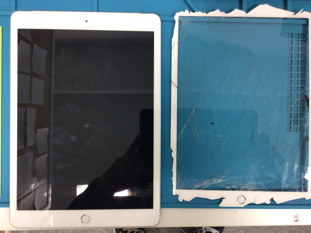 本日はiPad7のガラス交換をさせていただきました！