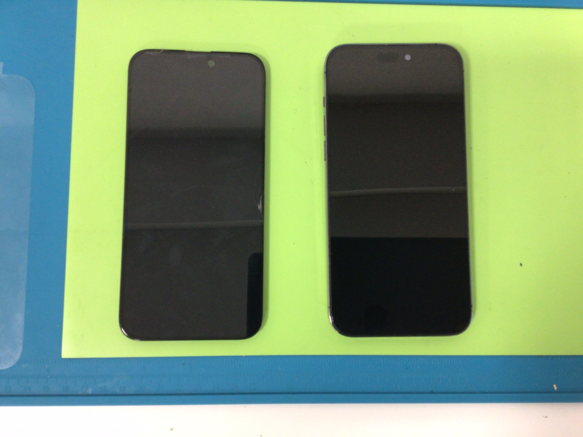 本日はiPhone14ProMaxの画面交換をさせていただきました！