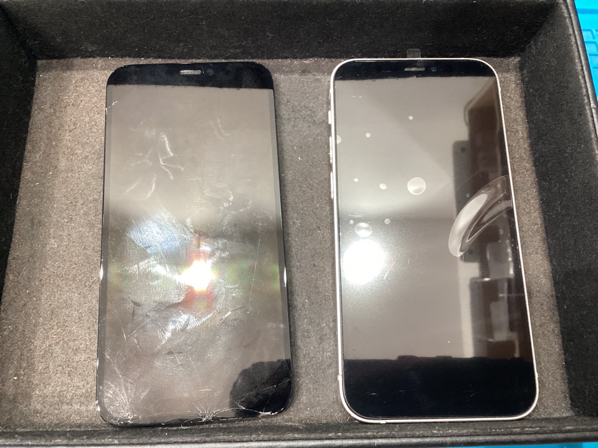 【iPhone12mini】パネル交換修理