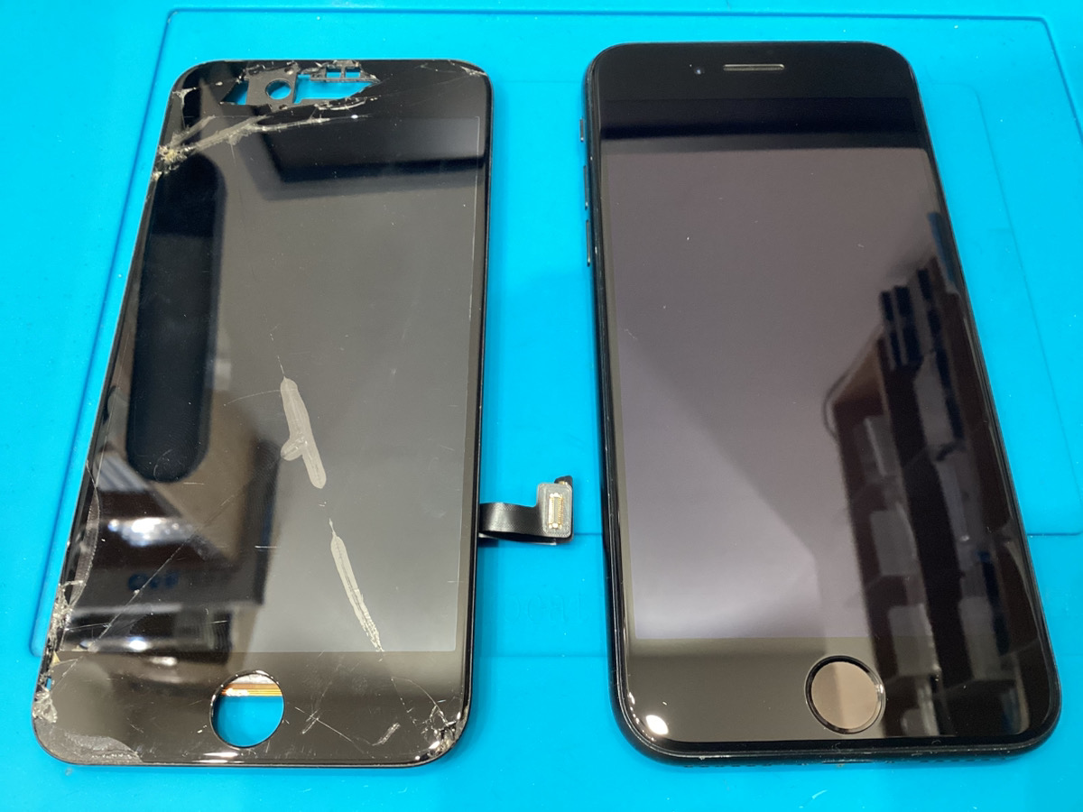 【iPhoneSE2】液晶不良の交換修理