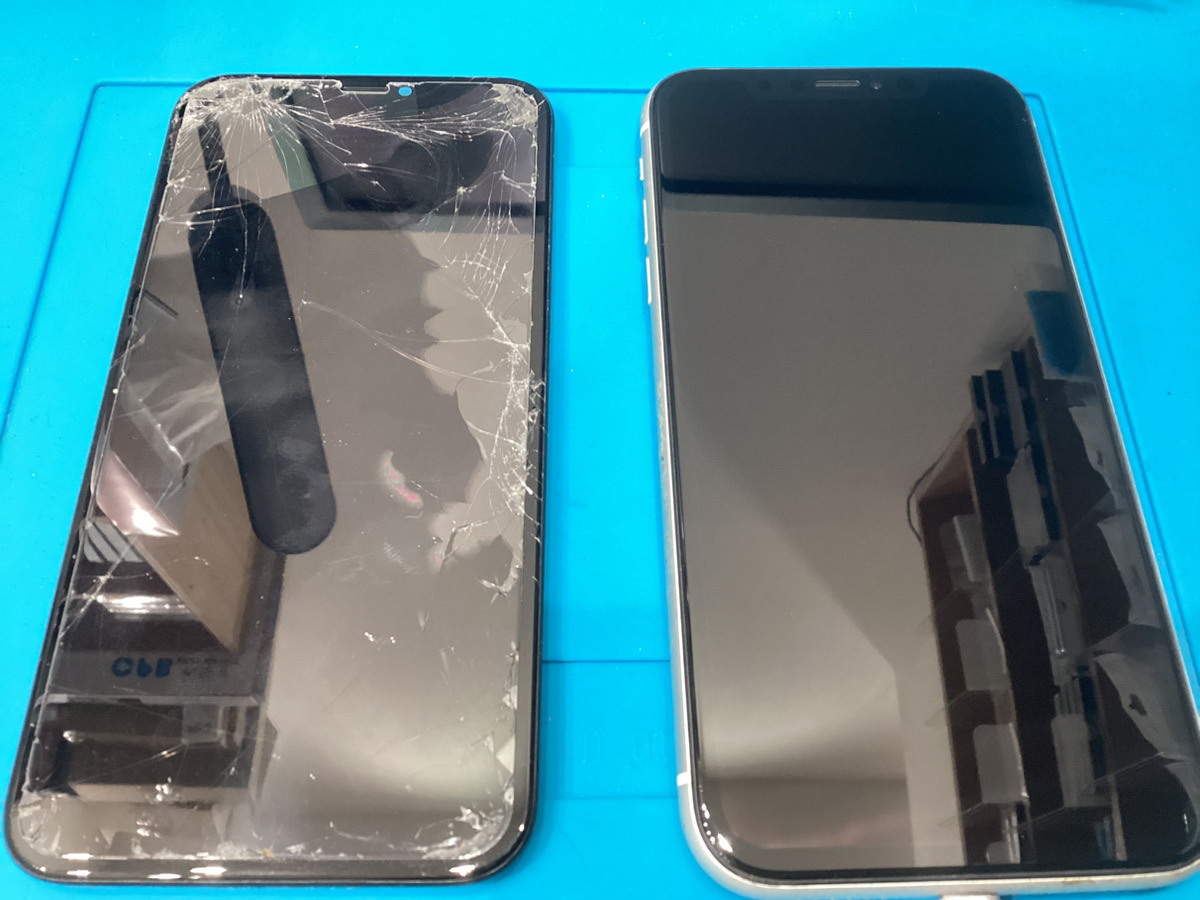 【iPhoneXR】ガラス割れ/液晶不良